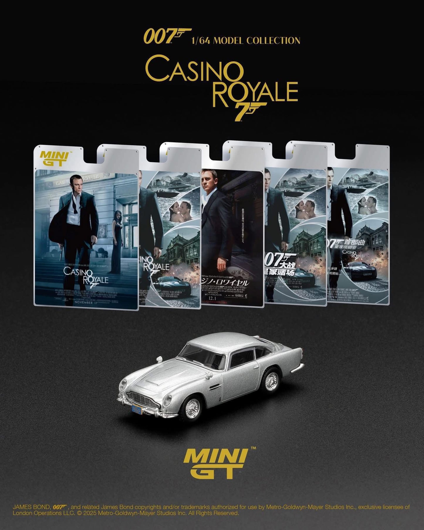 Mini GT James Bond 007 Casino Royale Aston Martin DB5