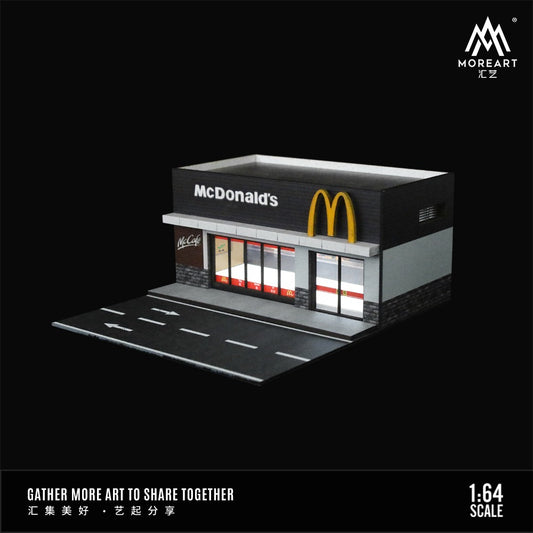 MoreArt Diorama McDonalds With Road Section