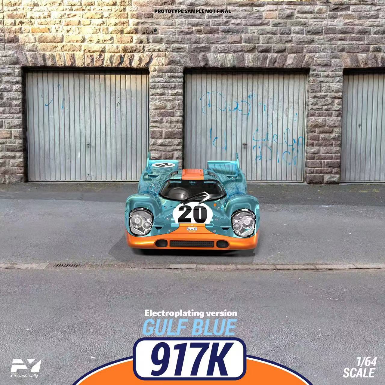 Findclassically Porsche 917 KH Gulf Electroplated