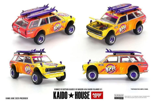 Mini GT x Kaido House Datsun 510 Wagon 4x4 Kaido Islands #210