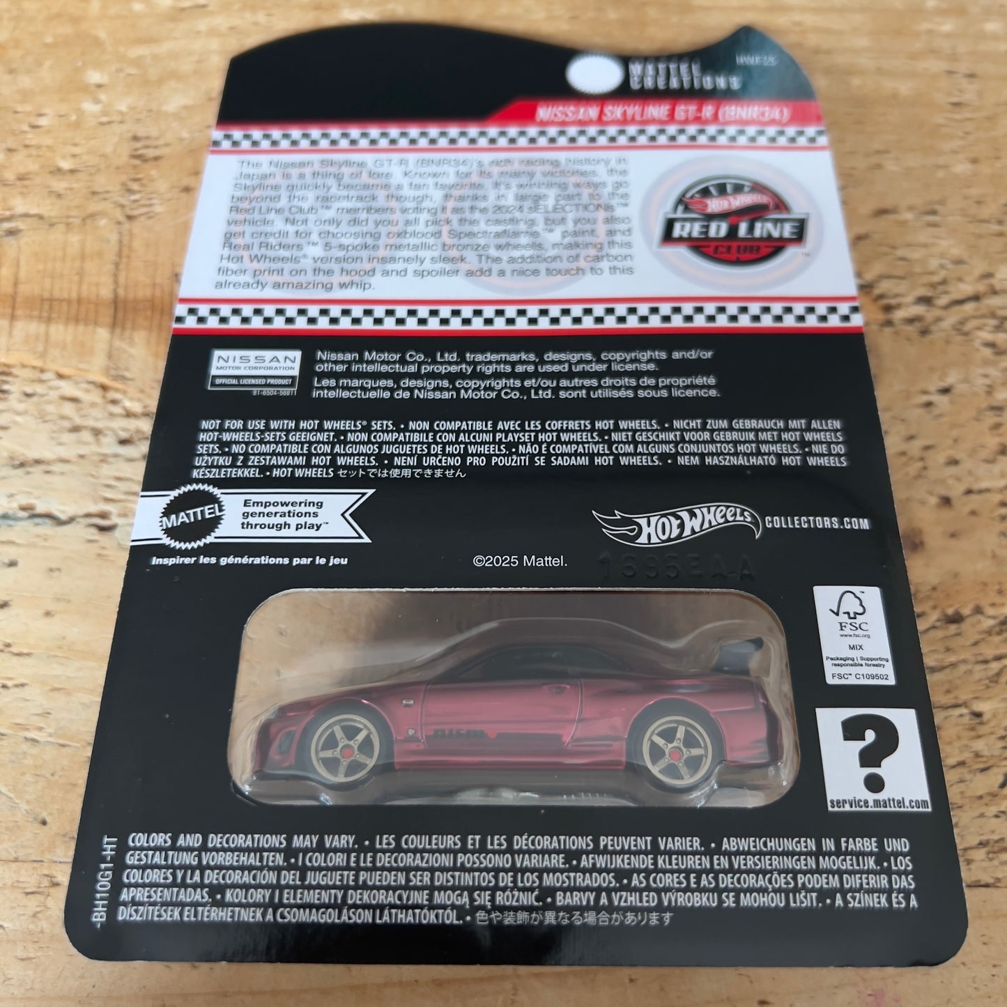 Hot Wheels RLC Nissan Skyline R34 GTR