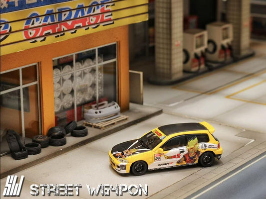 Street Weapon Honda Civic EG6 Dragonball Z