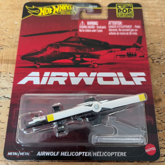 Hot Wheels Premium Pop Culture Airwolf Helicopter