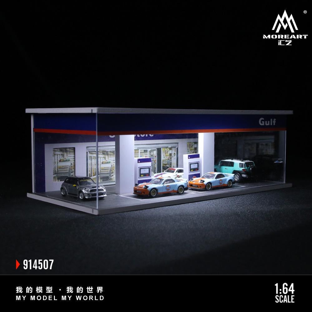 More Art Diorama Gulf Petrol Station
