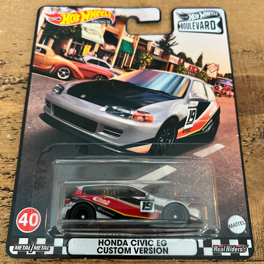 Hot Wheels Premium Boulevard Honda Civic EG Custom Version