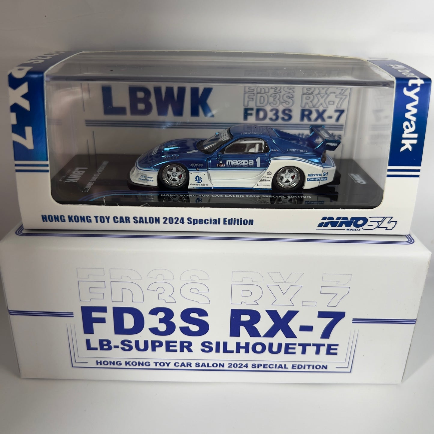 Inno64 Hong Kong Toy Car Salon Mazda RX7 LB Super Silhouette Chase ...