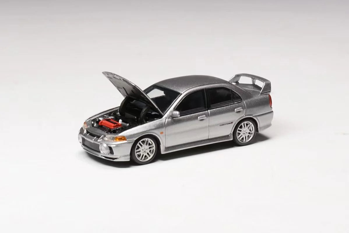 Motorhelix Mitsubishi Lancer Evolution IV Steel Silver Metallic