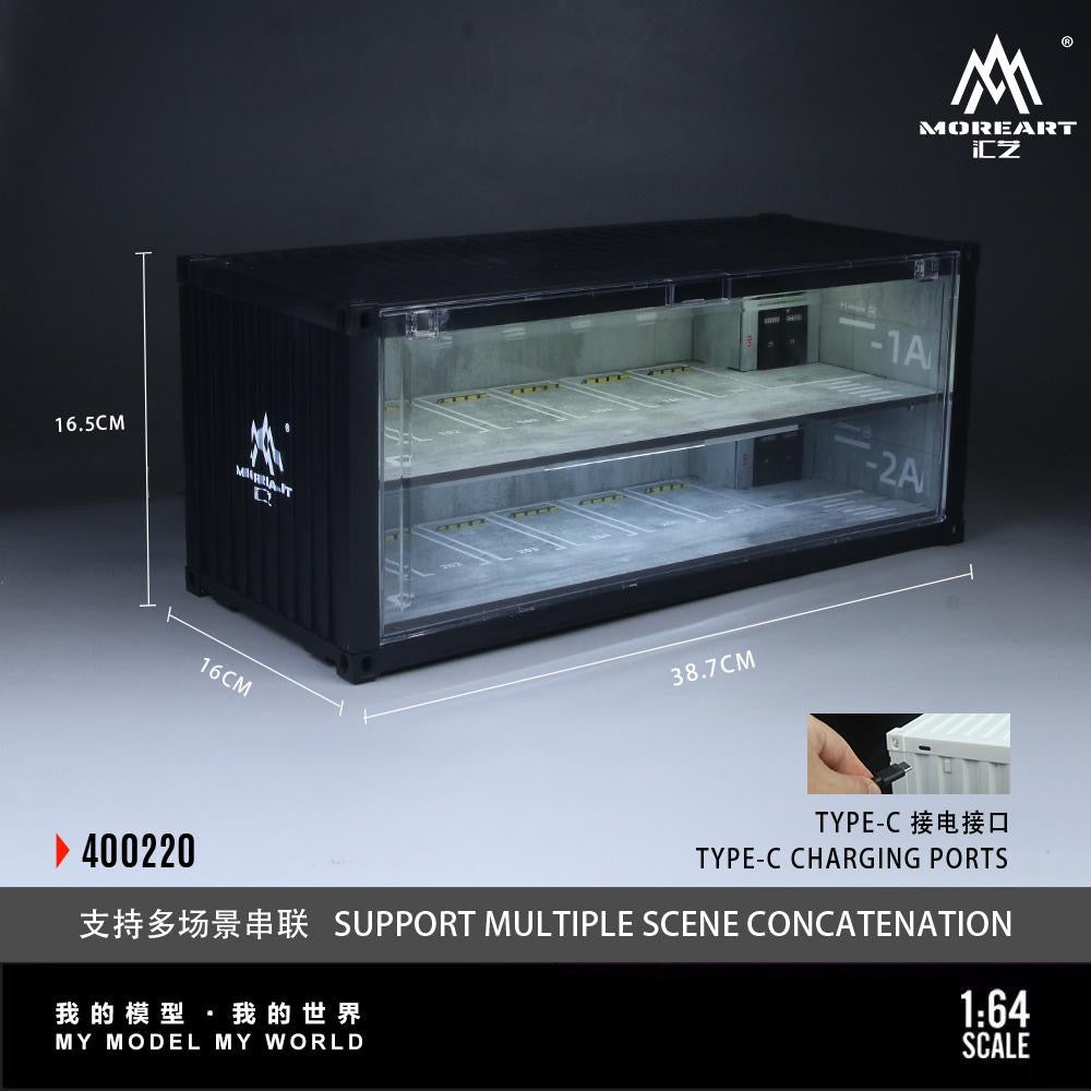 MoreArt Diorama Underground Parking Garage Container