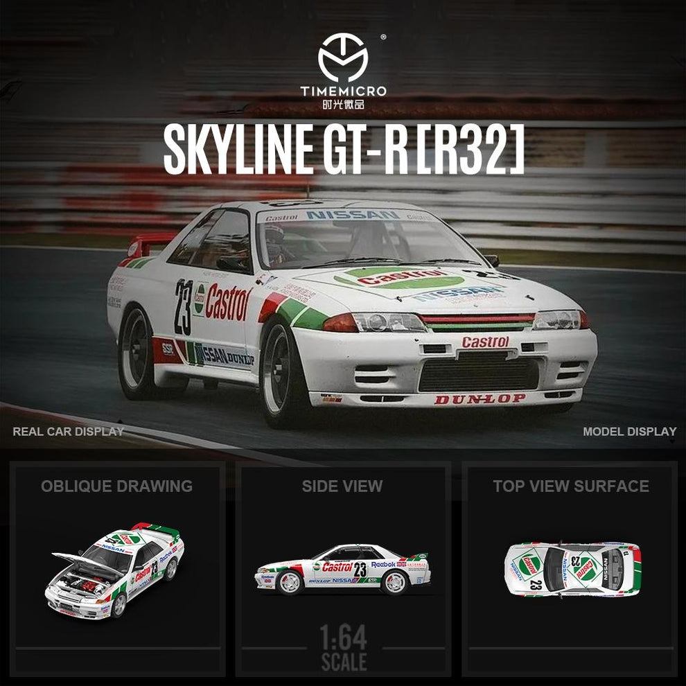 Time Micro Nissan Skyline R32 GTR Castrol – Bran’s Diecast