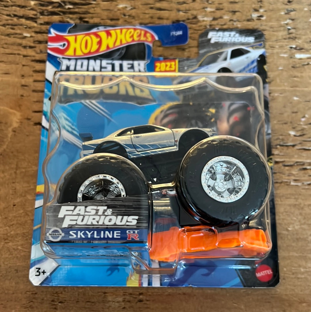 Hot Wheels Monster Trucks Fast & Furious Nissan Skyline R34 GTR