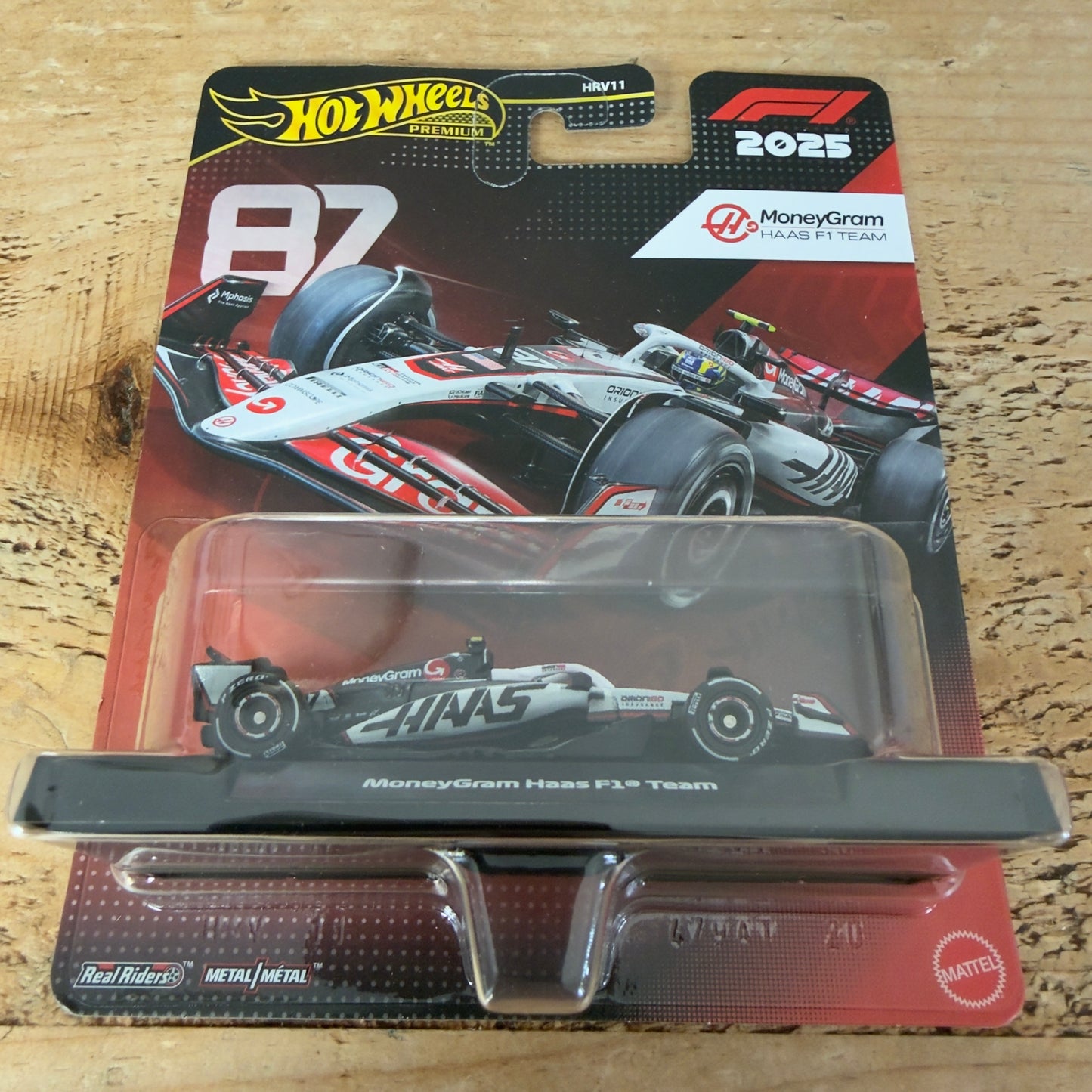 Hot Wheels Premium Formula 1 Moneygram Haas #87 Oliver Bearman