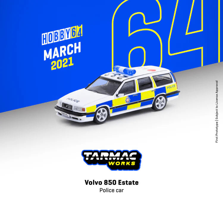 Tarmac Works Volvo 850 Estate Police Car