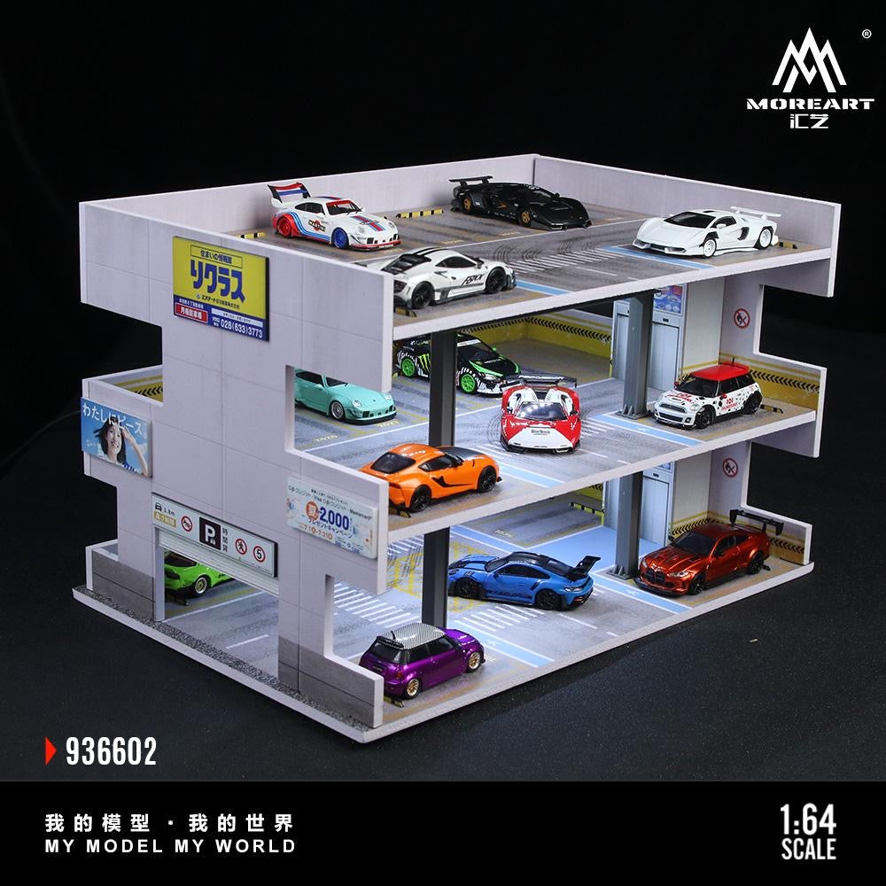 MoreArt Diorama Japanese Parking Building Style B
