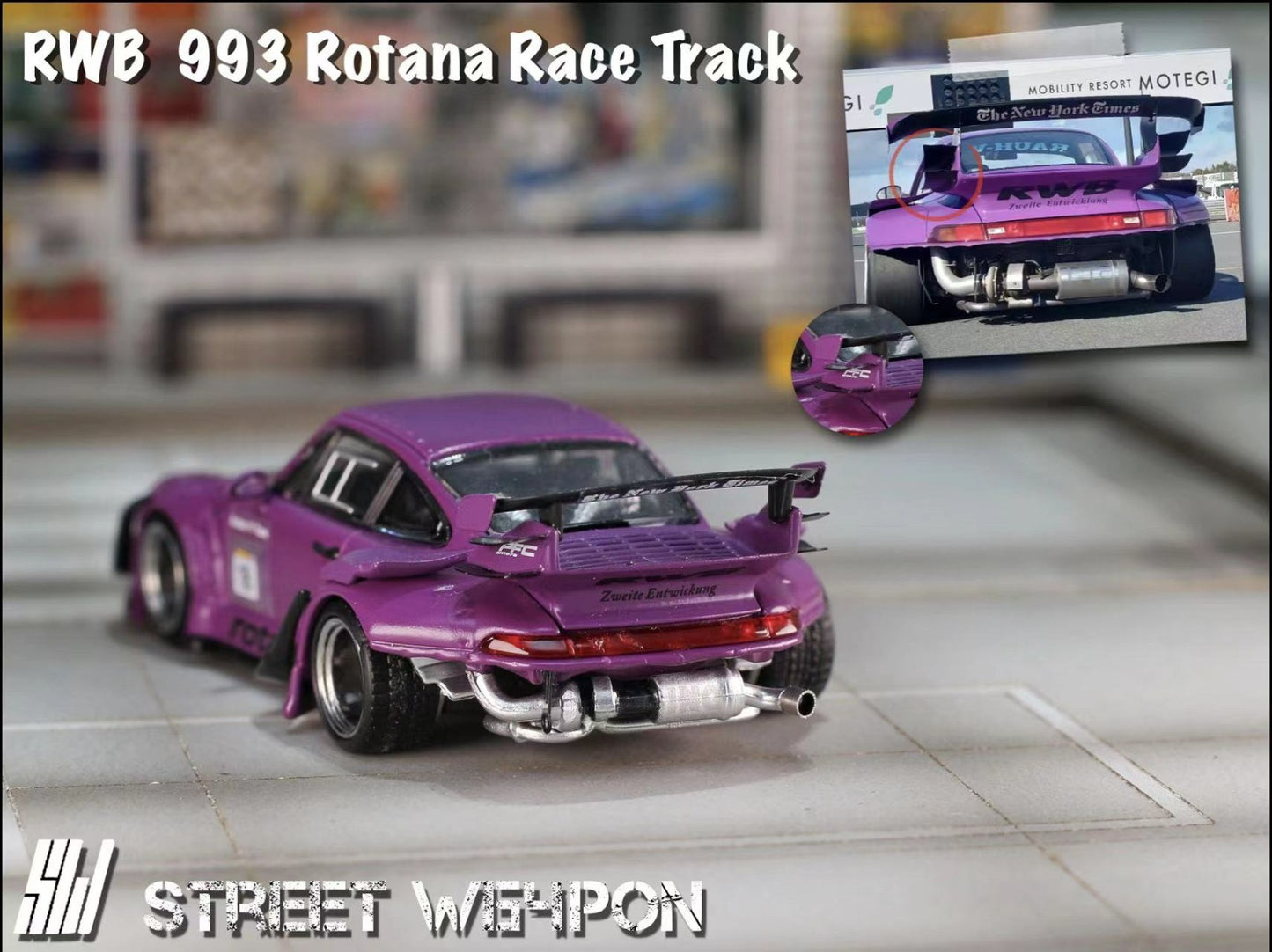 Street Weapon Porsche 993 RWB Rotana Track Edition