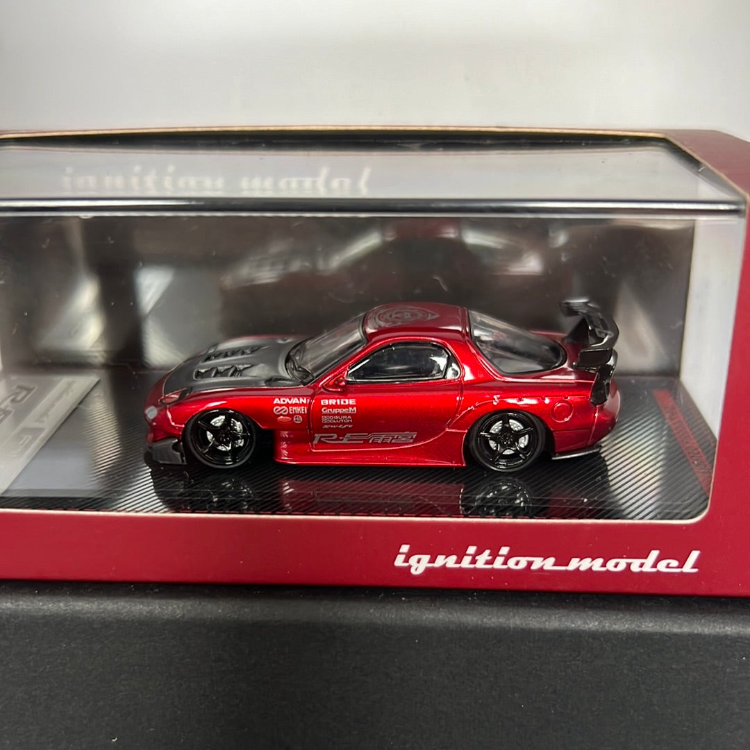 Ignition Model Mazda RX7 FD3S Amemiya Red Metallic