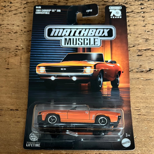 Matchbox Muscle US Exclusive 1969 Camaro SS 396 Convertible