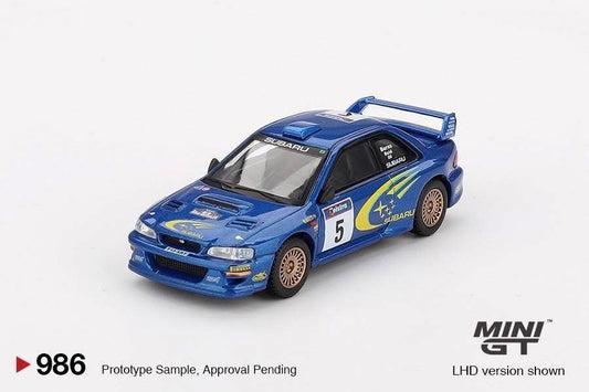 Mini GT Subaru Impreza WRC99 1999 Rally Australia Winner #986