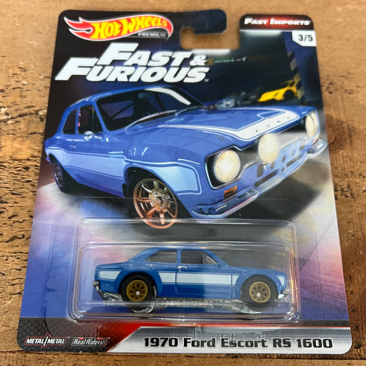 Hot Wheels Premium Fast & Furious Fast Imports 1970 Ford Escort RS1600