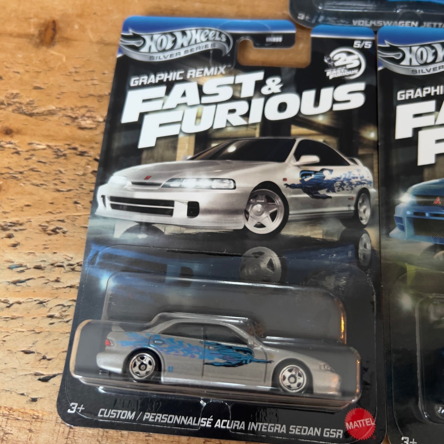 Hot Wheels Silver Series Fast & Furious Full Set Of 5