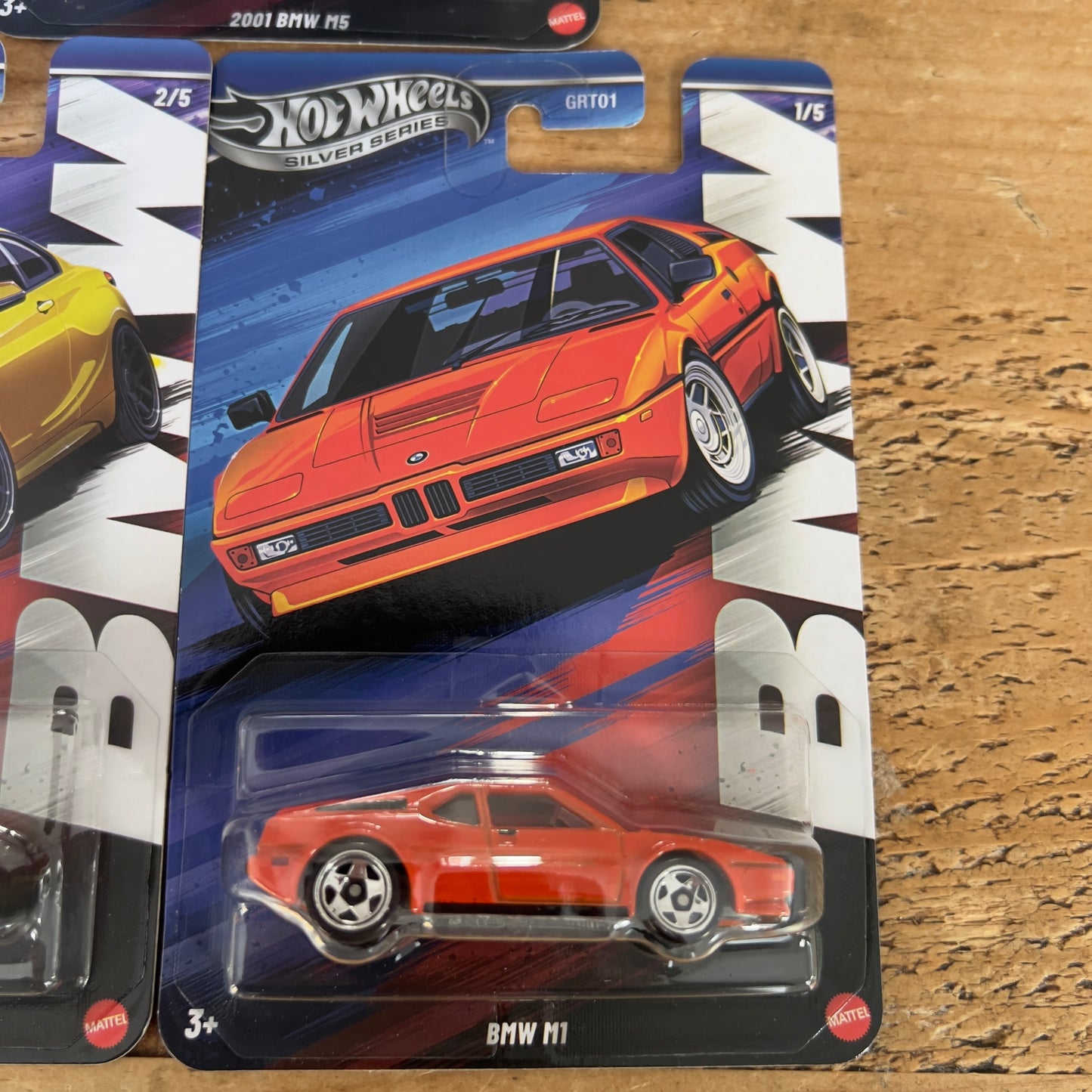 Hot Wheels Silver Series BMW Full Set Of 5