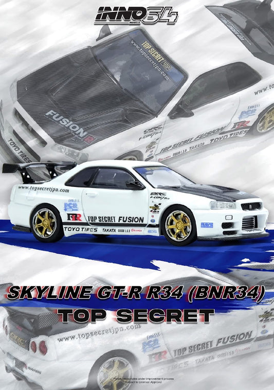 Inno64 Top Secret Nissan Skyline R34 GTR