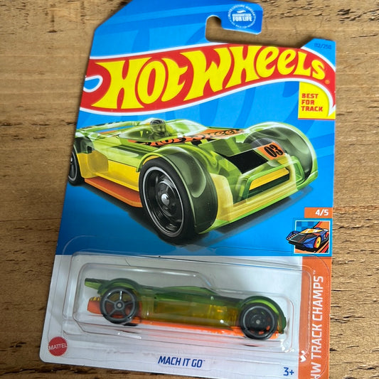 Hot Wheels Mainline US Card Mach It Go