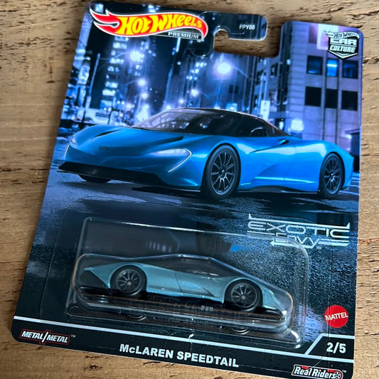 Hot Wheels Premium Exotic Envy McLaren Speedtail