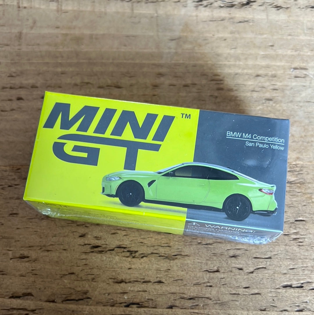 Mini GT BMW M4 Competition San Paulo Yellow #468