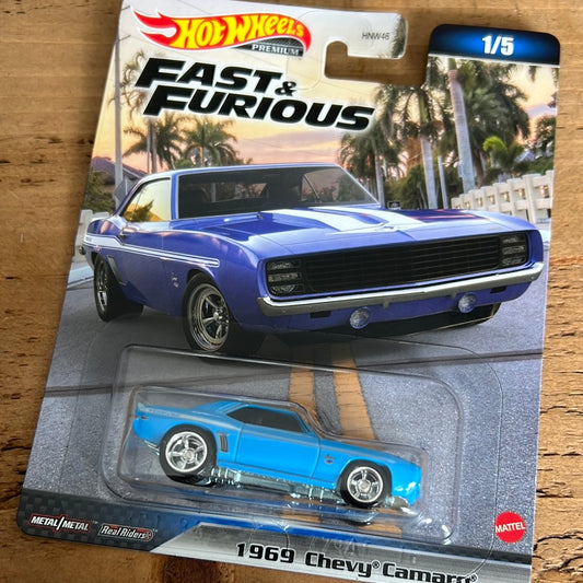 Hot Wheels Premium Fast & Furious 1969 Chevy Camaro