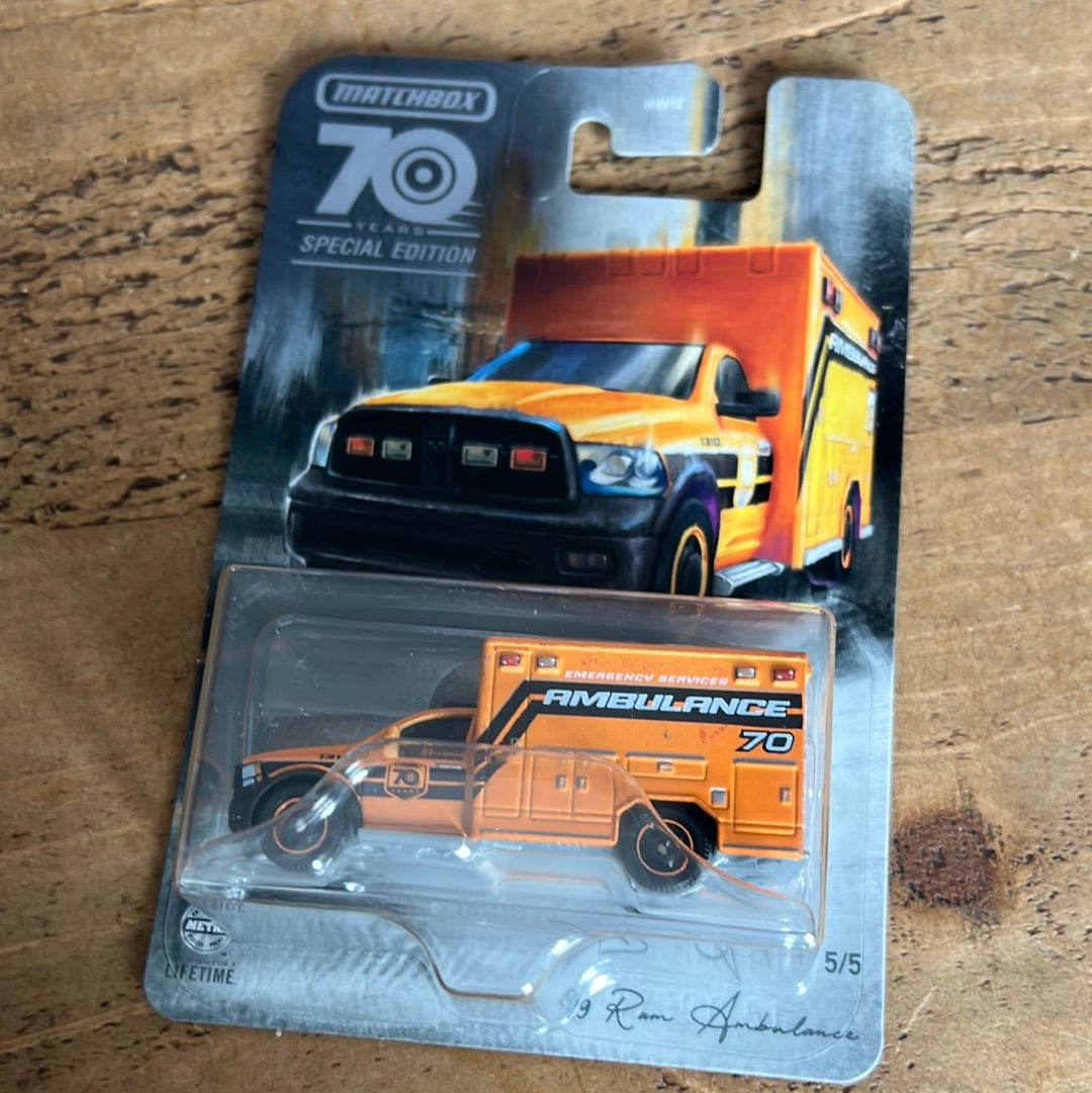 Matchbox Moving Parts 70TH Anniversary Full Set Of 5