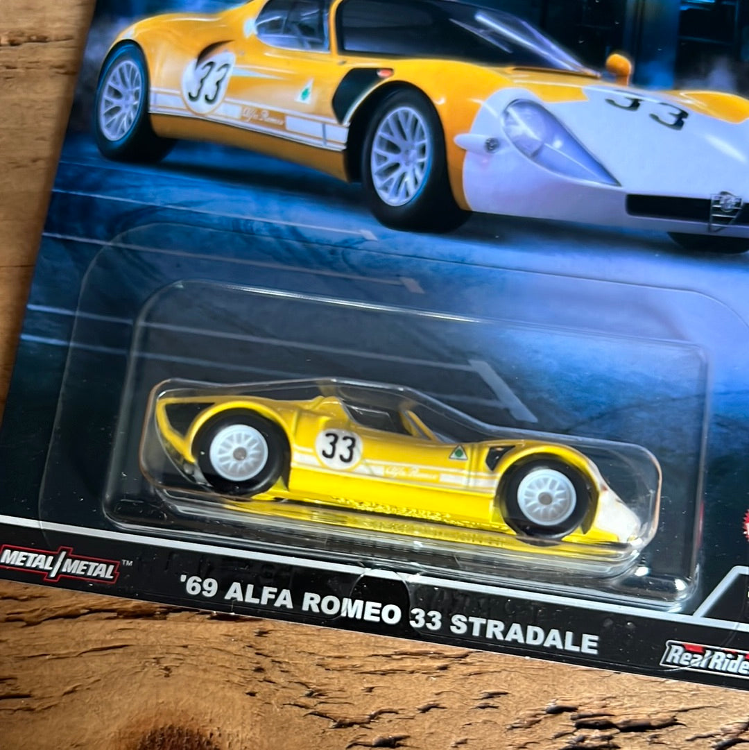 Hot Wheels Premium Exotic Envy 69 Alfa Romeo 33 Stradale