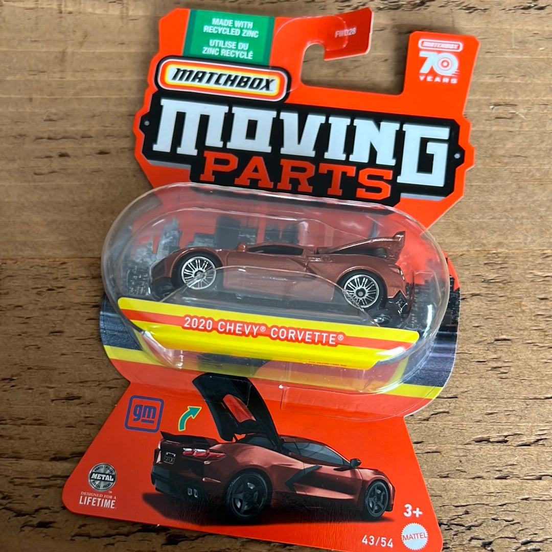 Matchbox Moving Parts 2020 Chevy Corvette – Bran’s Diecast