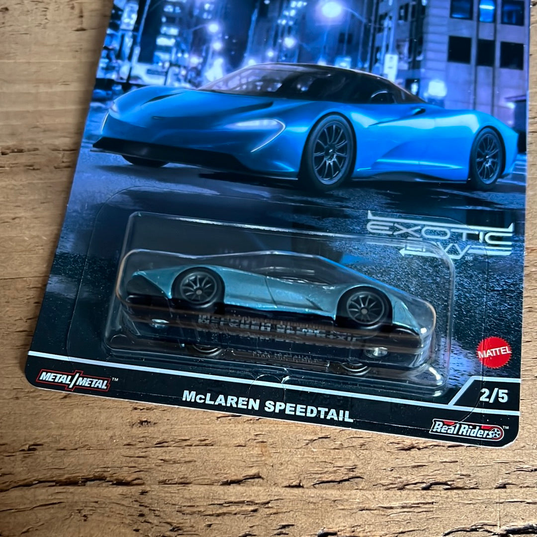 Hot Wheels Premium Exotic Envy McLaren Speedtail