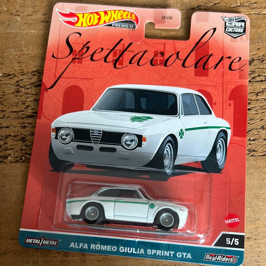 Hot Wheels Premium Spettacolare Alfa Romeo Giulia Sprint GTA