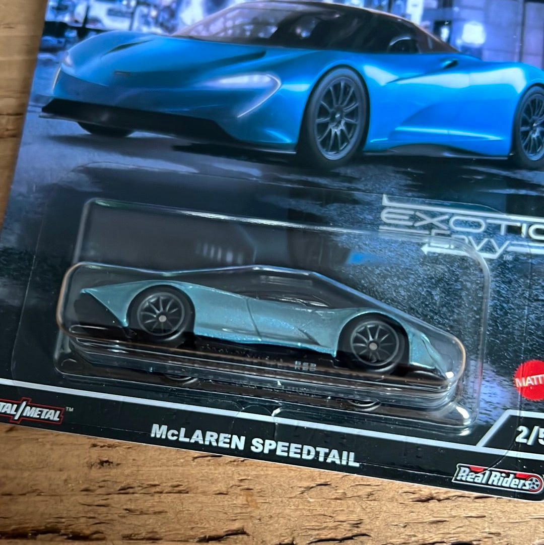 Hot Wheels Premium Exotic Envy McLaren Speedtail