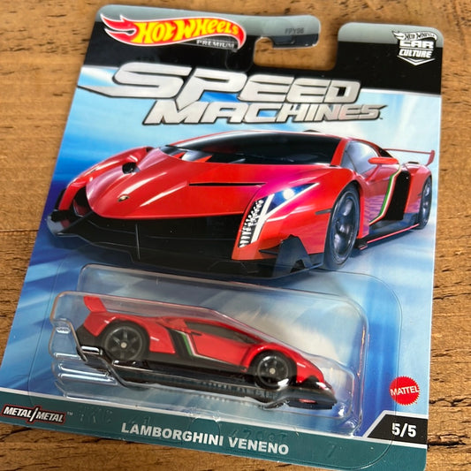 Hot Wheels Premium Speed Machines Lamborghini Veneno