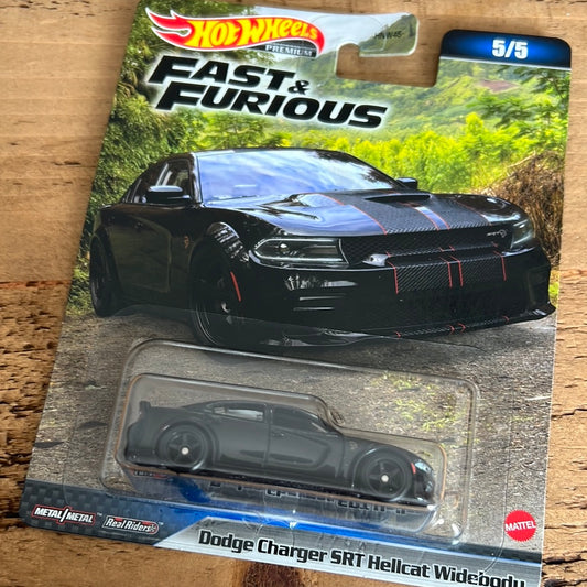 Hot Wheels Premium Fast & Furious Dodge Charger SRT Hellcat Widebody