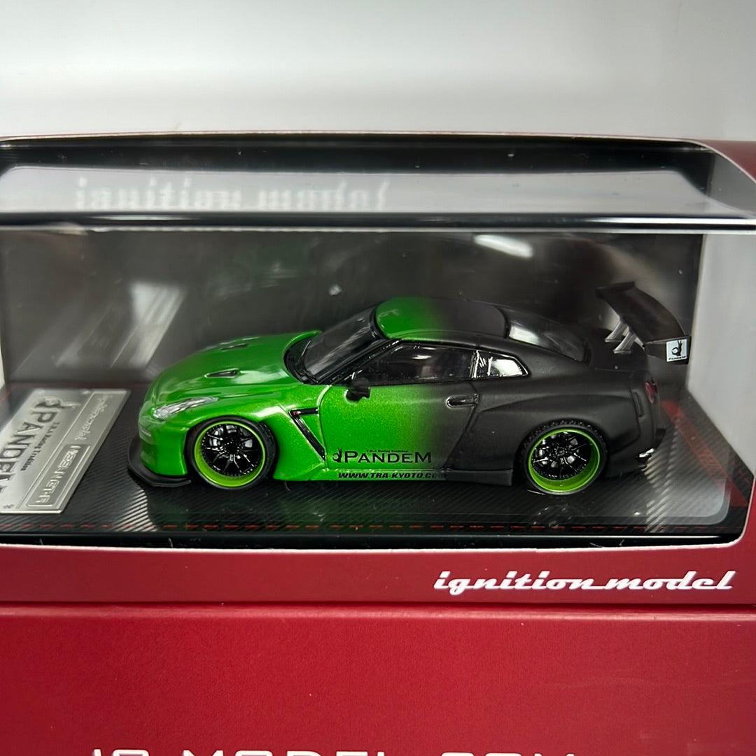Ignition Model Nissan Skyline R35 GTR Pandem Green