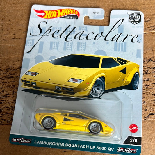 Hot Wheels Premium Spettacolare Lamborghini Countach LP 5000 QV