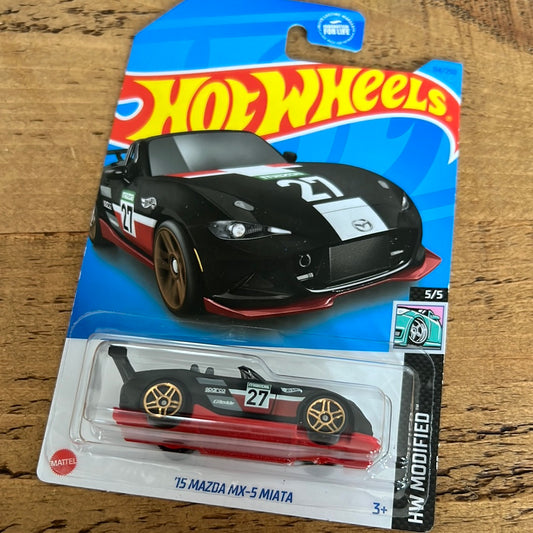 Hot Wheels Mainline US Card Mazda MX5 Miata