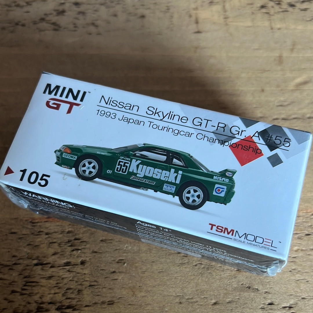 Mini GT Nissan Skyline R32 GTR Touring Car #105