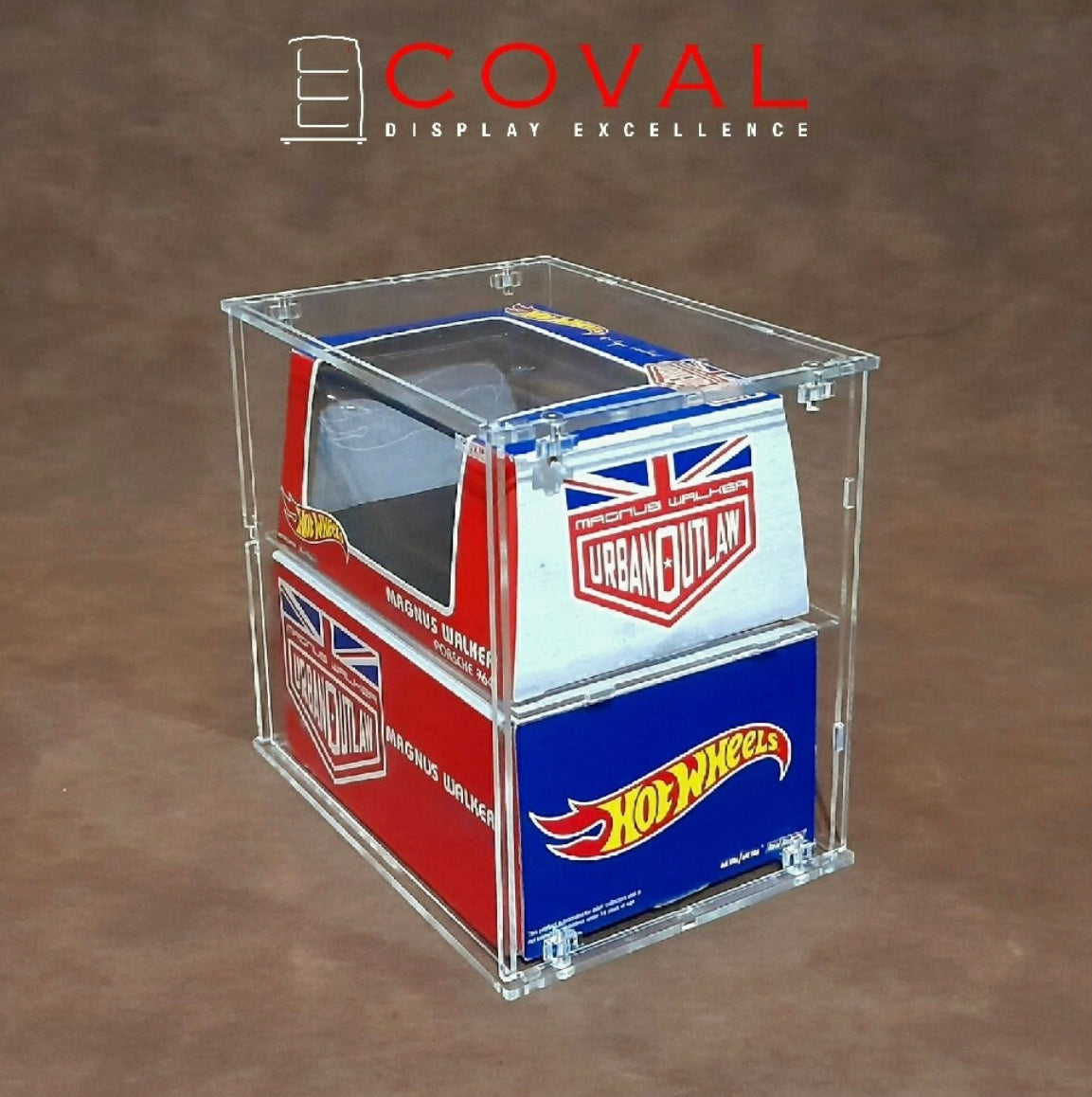 Coval Display Case For Hot Wheels RLC Boxed Cars