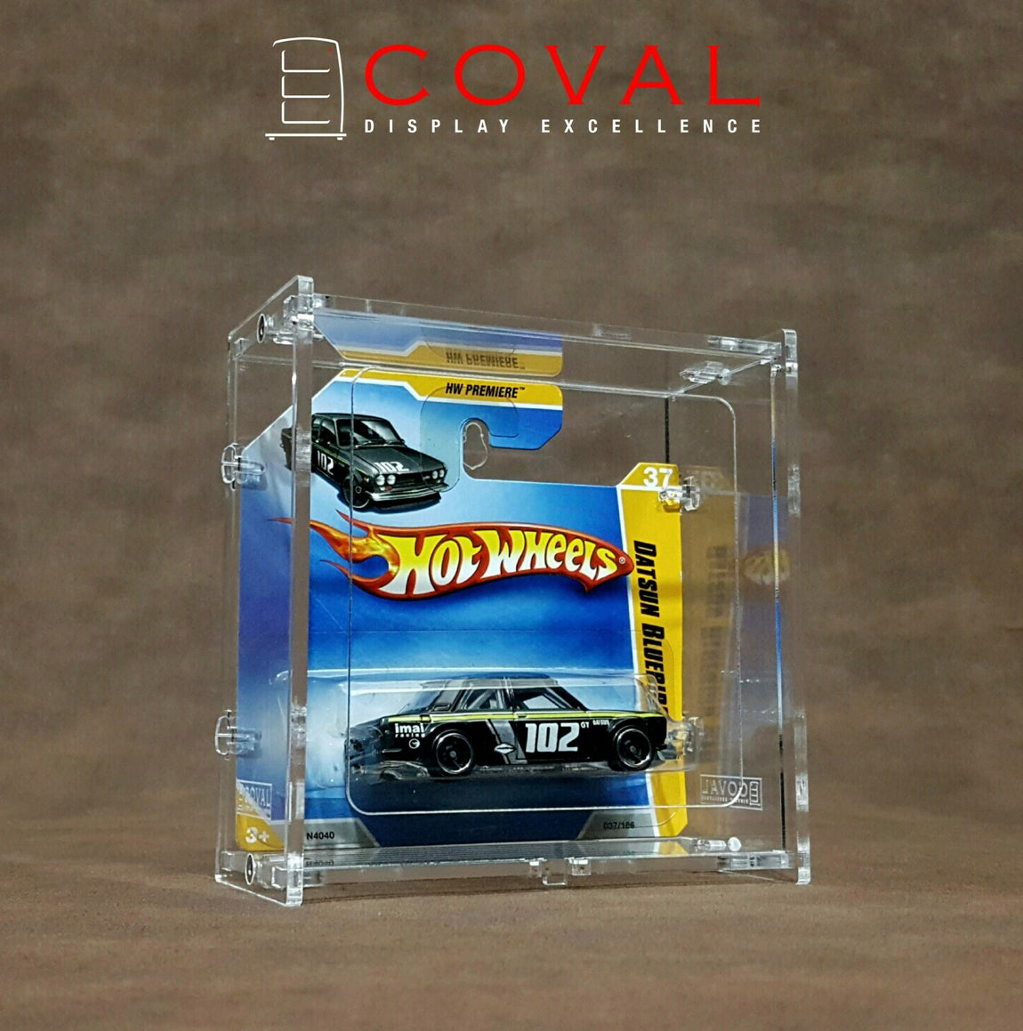 Coval Display Case For Hot Wheels Short Card