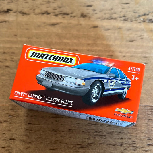 Matchbox Power Grabs Chevy Caprice Classic Police Car