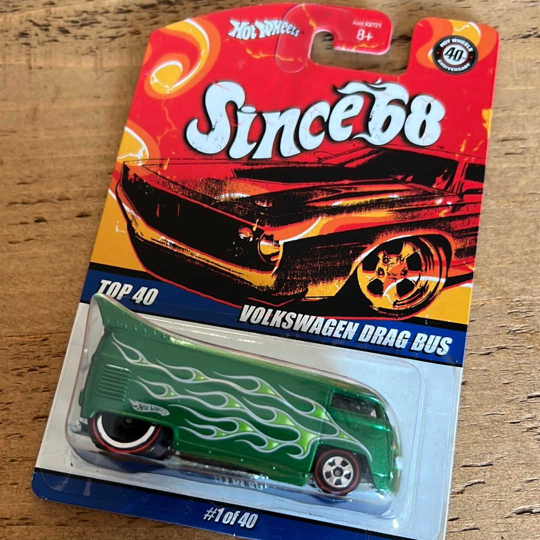 Hot Wheels Since 68 Volkswagen Drag Bus