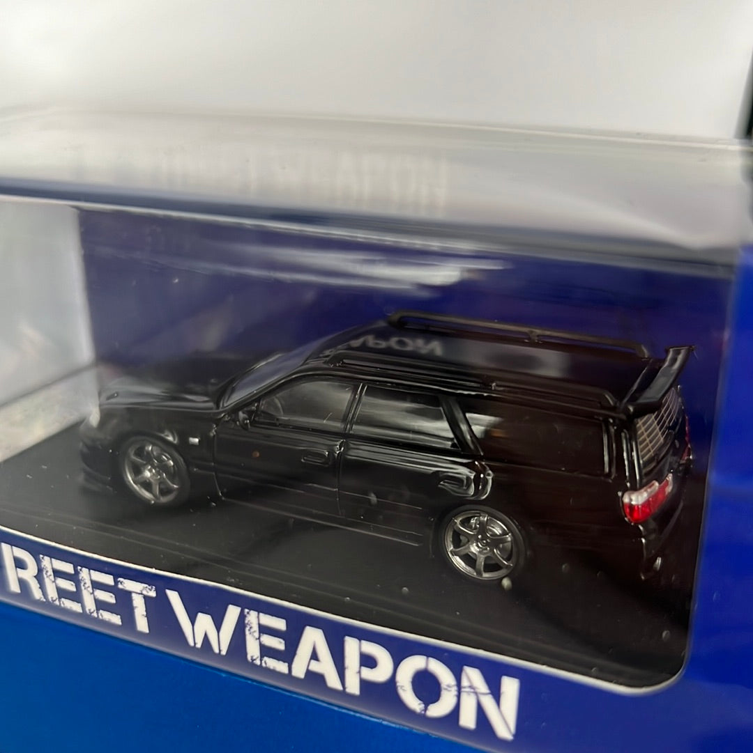 Street Weapon Nissan Stagea R34 GTR Front End Black