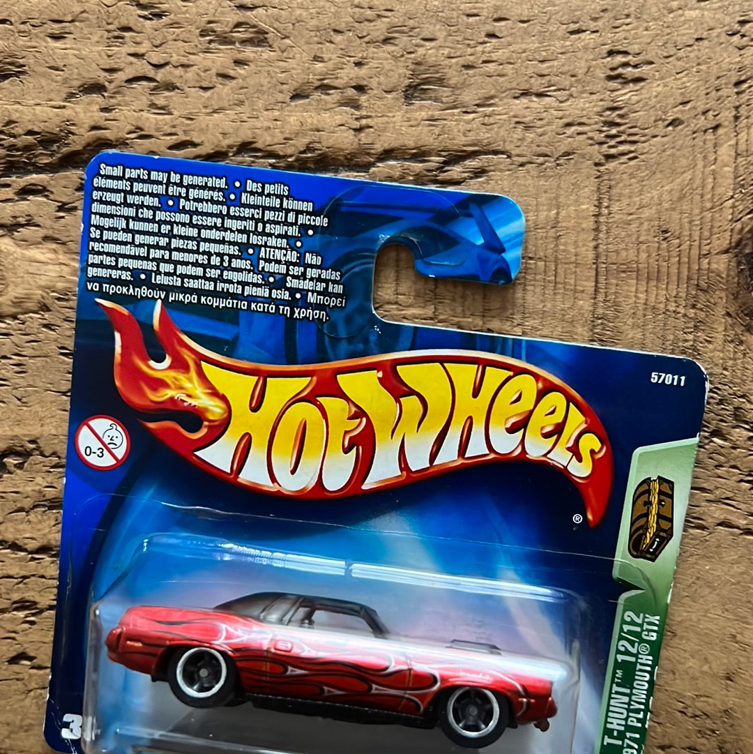 Hot Wheels Treasure Hunt 1971 Plymouth GTX Bran s Diecast