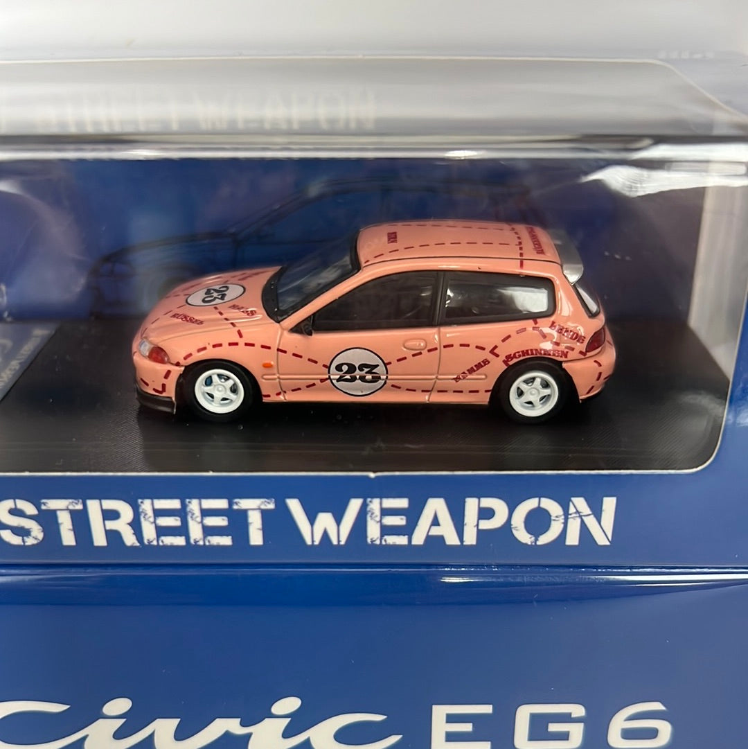 Street Weapon Honda Civic EG Pink Pig