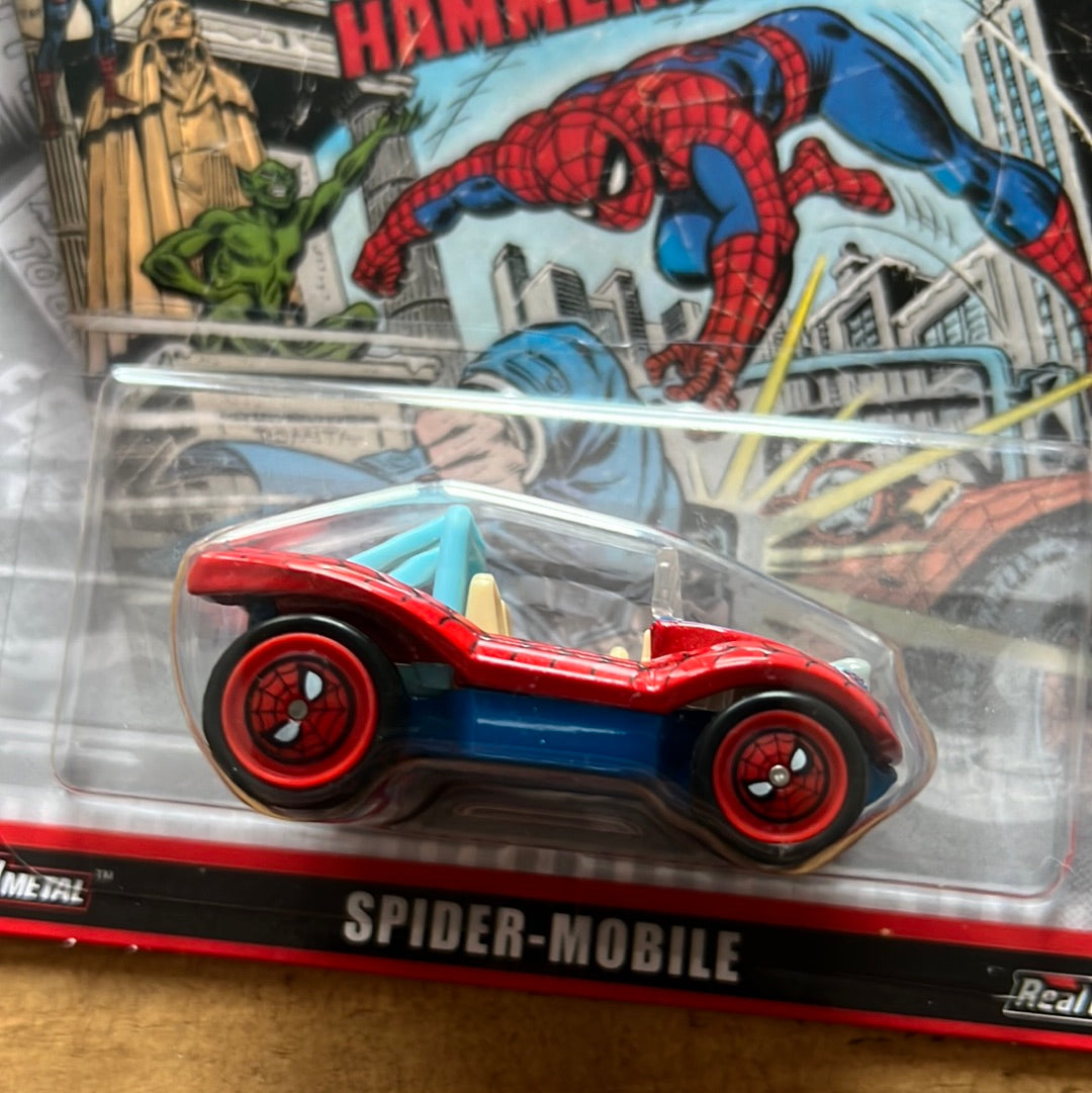 Hot Wheels Premium Spider Mobile Spiderman Retro Entertainment