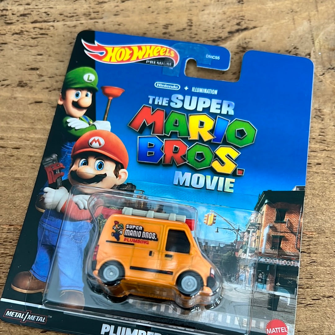 Hot Wheels Retro Entertainment Mario Bros Plumber Van